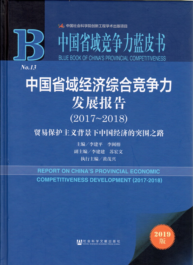 叉叉逼黄色网站中国省域经济综合竞争力发展报告（2017-2018）